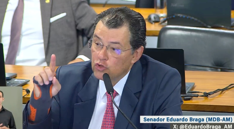 Eduardo Braga chama PEC da Blindagem de ‘PEC da Bandidagem’ no Senado; veja vídeo