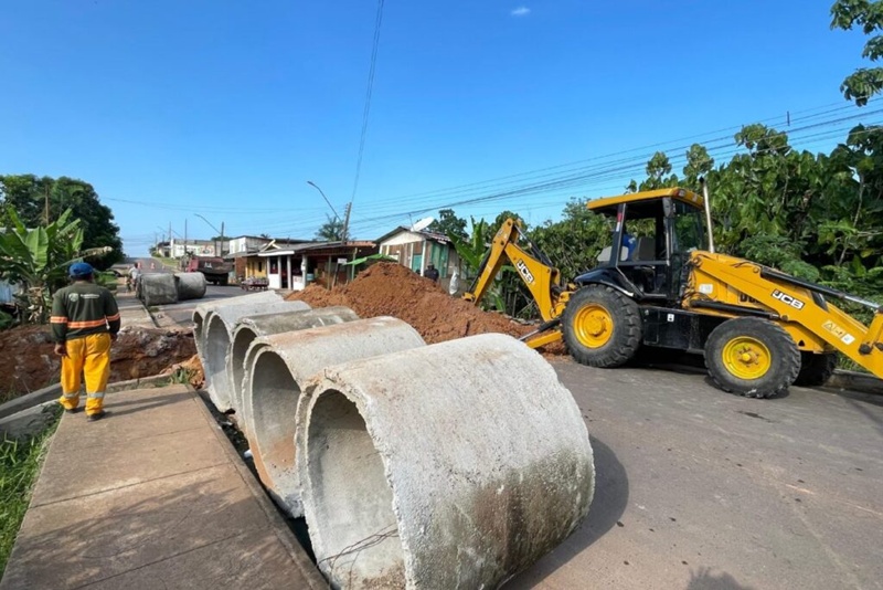 Prefeitura de Itacoatiara informa interdição temporária da avenida Dom Jorge Marskell para obras emergenciais de drenagem