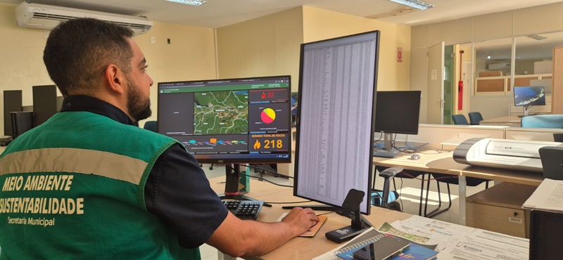 Prefeitura realiza ações de prevenção, monitoramento e atendimento de denúncias de queimadas