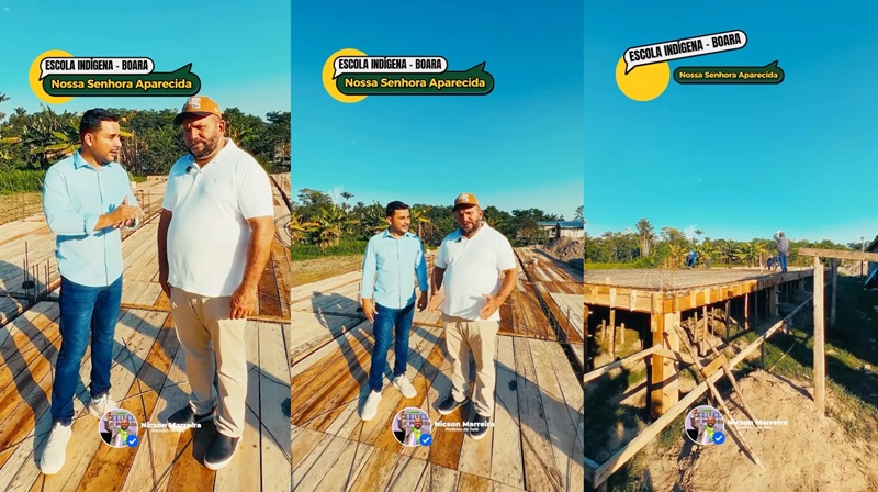 Escola Indígena em construção, futuro em andamento em Tefé