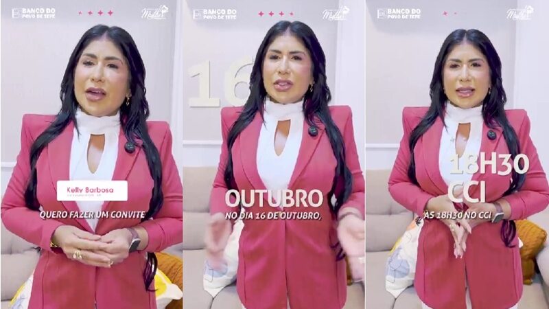 A Primeira dama de Tefé faz um convite todo especial para as mulheres Tefeenses