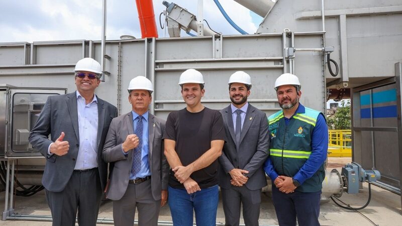 Vice-prefeito Renato Junior realiza entrega da primeira etapa da Estação de Tratamento de Esgoto Raiz