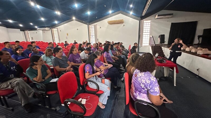 Prefeitura de Manaus capacita servidores do Parque Municipal do Idoso em primeiros socorros