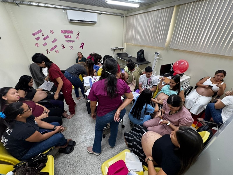 Maternidade Moura Tapajóz promove momento lúdico com arte gestacional