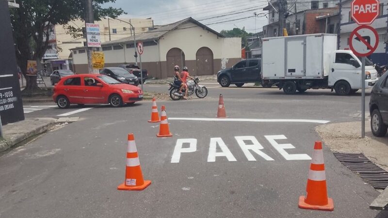 Prefeitura de Manaus reforça sinalização para salvar vidas no trânsito