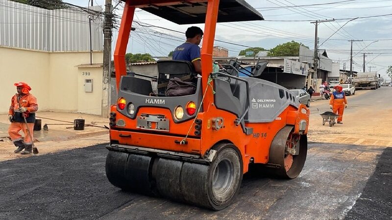 Prefeitura de Manaus executa recuperação asfáltica e entrega obra na rua Ovídio Gomes Monteiro, no Alvorada 3