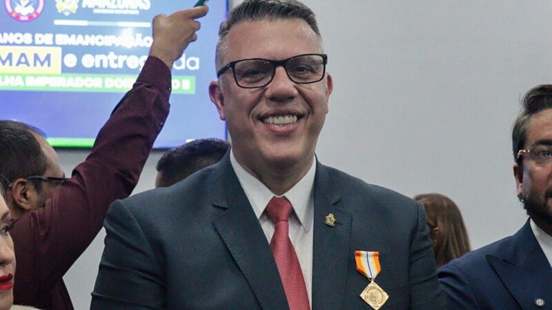 João Carlos (Republicanos) é homenageado com a Medalha Imperador Dom Pedro II em celebração aos 27 anos do CBMAM