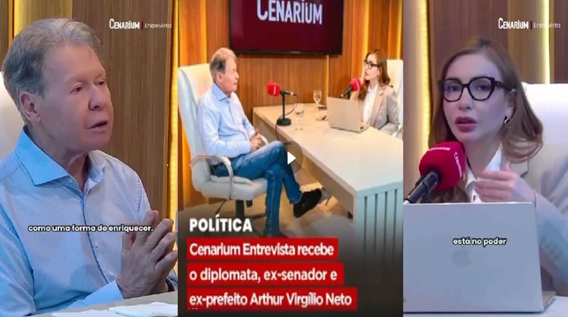 O ex-prefeito Arthur Virgílio Neto foi entrevistado pela Revista Cenarium