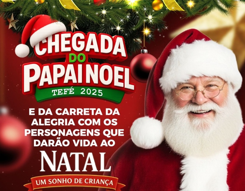 A magia do Natal está chegando em Tefé!