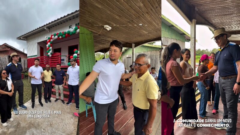 Inauguração Escola Municipal Clovis Rodrigues – Comunidade Joarí