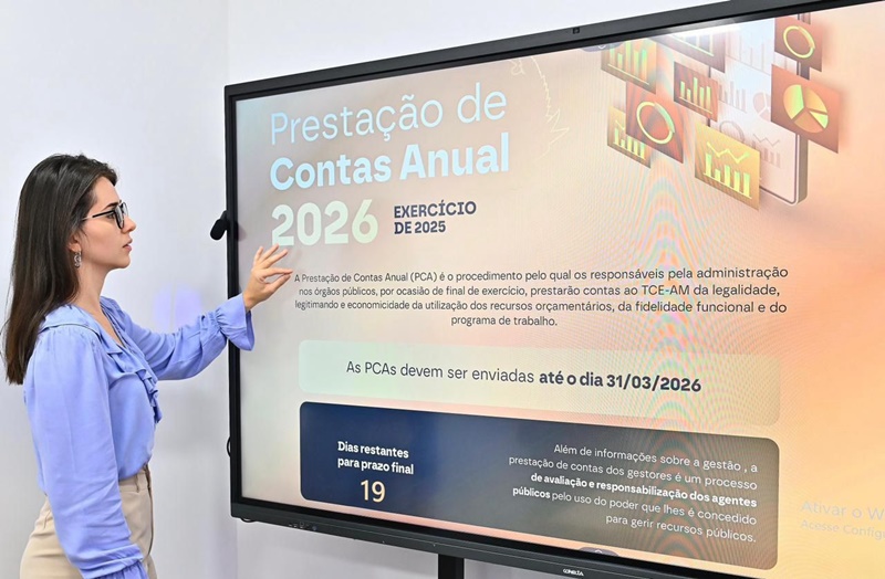 Faltando menos de 20 dias para o fim do prazo, 363 prestações de contas ainda não foram enviadas ao TCE-AM