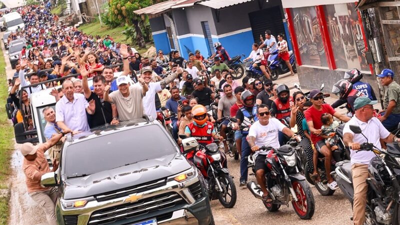 Eduardo Braga entrega obras, fortalece a saúde e acompanha serviços no Alto Solimões