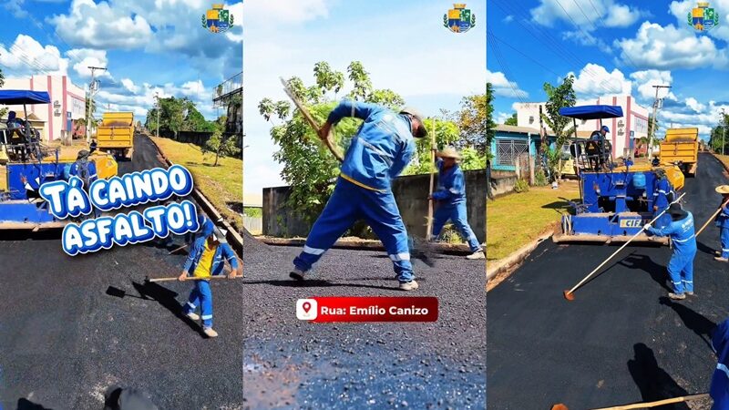 Na gestão do Prefeito Gerlando Lopes as Ruas do Município de Lábrea estão recebendo Asfalto