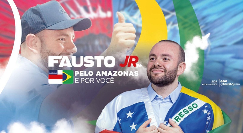 Fausto Jr. é anunciado como pré-candidato à reeleição para a Câmara Federal
