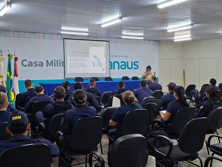 Prefeitura de Manaus realiza formação sobre saúde mental para servidores da Guarda Municipal