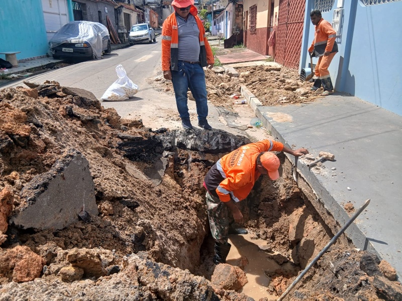 Prefeitura de Manaus reforça sistema de drenagem no bairro Lírio do Vale e avança com ações preventivas contra alagamentos