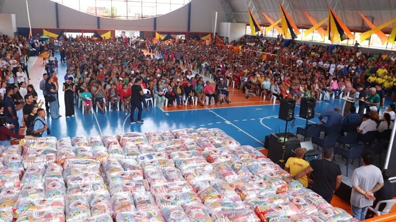 Segunda entrega do “Coari Comida na Mesa” beneficia 5 mil famílias da zona urbana