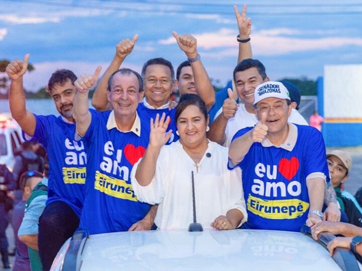 Omar Aziz e Eduardo Braga reúnem multidão em maratona de entregas e anúncios em municípios do Juruá